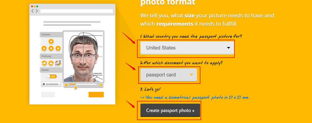 free passport photo creator